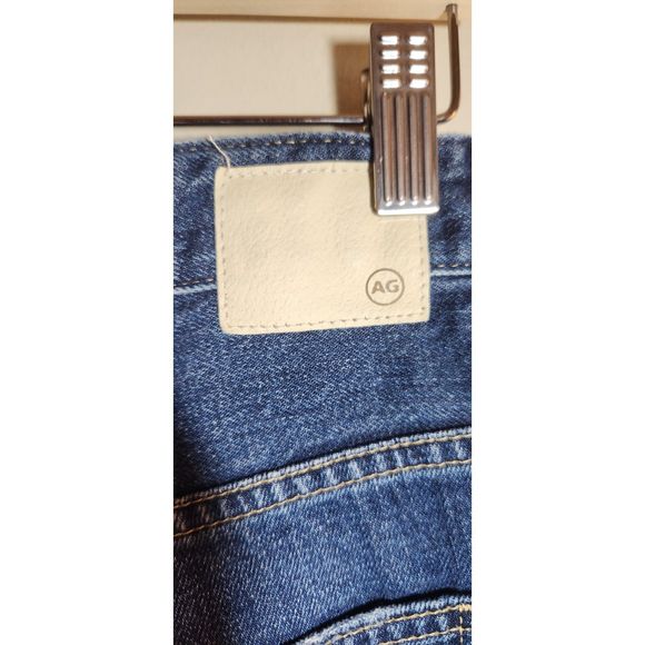 AG Adriano Goldschmied Women's High Rise Jeans in Dark Blue - Picture 8 of 16